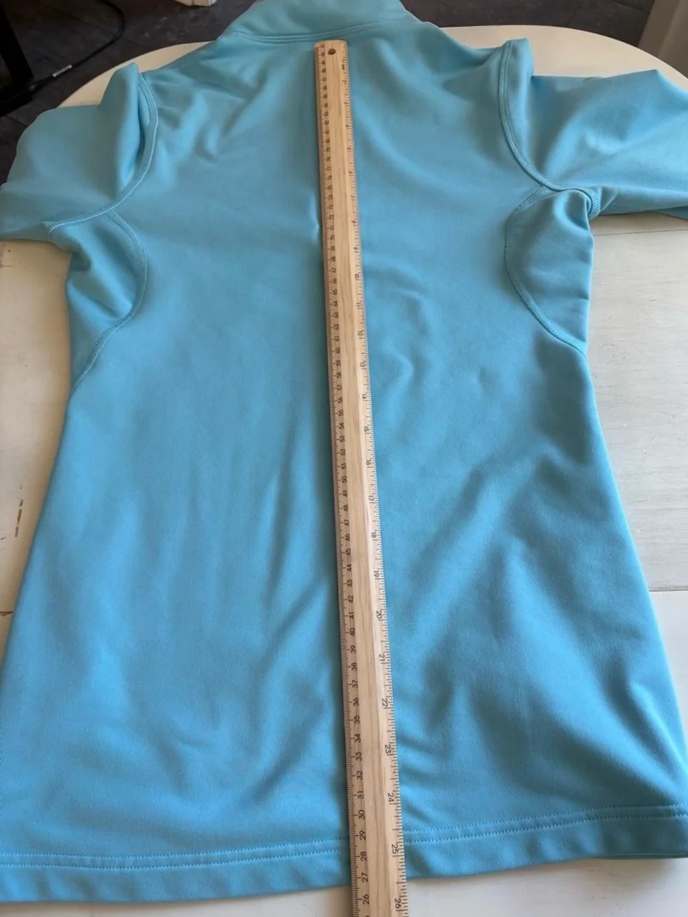 Nike woman’s  Aqua Blue Quarter-Zip Pullover